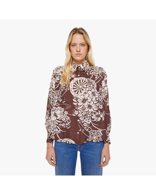 Alix Of Bohemia White Emery Shirt Auburn Spoke