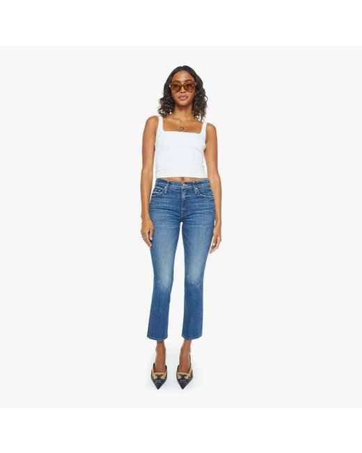 Mother Blue The Insider Ankle Where The Sun Don'T Shine Jeans