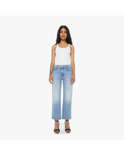 Mother Blue Petites The Lil Kick It Ankle Birds Gone Wild Jeans