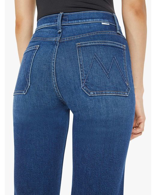 Mother Blue The Patch Pocket Rambler Zip Sneak These Boots Are Made For Walkin' Jeans