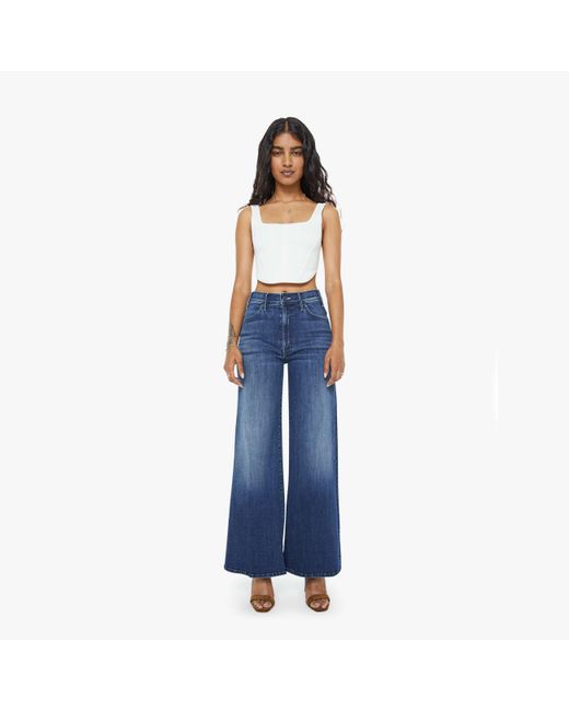 Mother Blue Petites The Lil Hustler Roller Skimp Heirloom Jeans