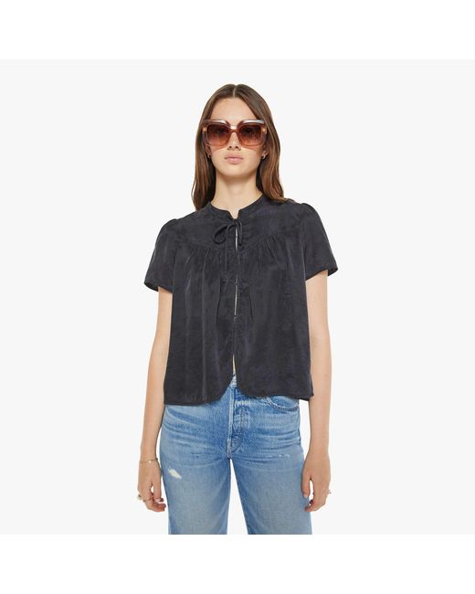 Mother Blue The Tie The Knot Top Gothic Gala Sweater