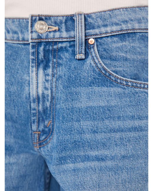 Mother Blue The Down Low Spinner Sneak Love Line Jeans