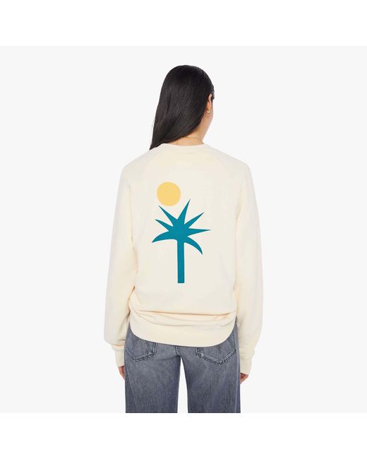 La Paz White Cunha Sweatshirt Palm Ecru