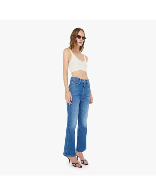 Mother Blue The Scooter Big Tipper Jeans
