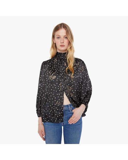 Natalie Martin Blue Iris Top Midnight Burnout