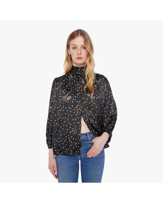Natalie Martin Blue Iris Top Midnight Burnout