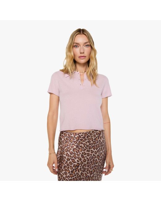 SABLYN White Rita Shrunken Polo Soft Shirt