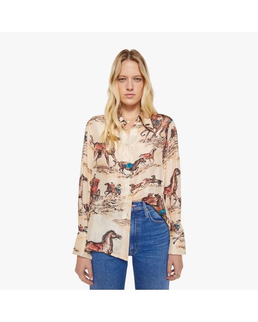 Alix Of Bohemia Blue Dana Shirt Canyon Cowboy