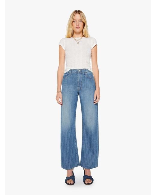 Mother Blue The Lasso Sneak Streamline Jeans