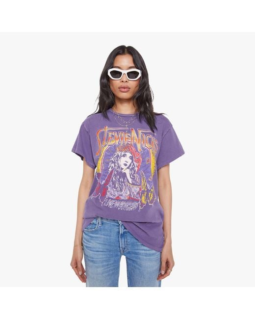 MadeWorn Purple Stevie Nicks T-Shirt Plum T-Shirt