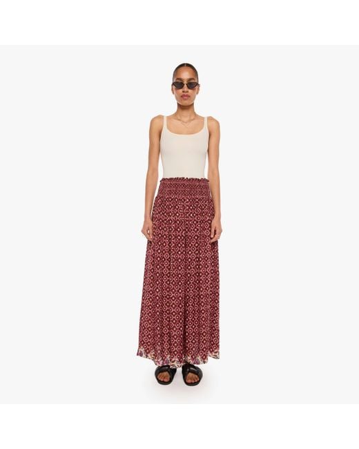 Natalie Martin Red Bella Skirt Mosaic Spice
