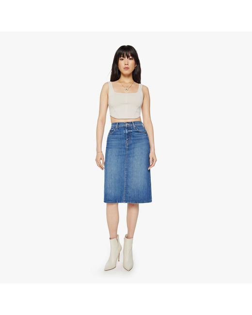 Mother Blue The Vagabond Midi Skirt It's A Small World (also In 23,24,25,26,27,28,29,30,31,32,33,34)