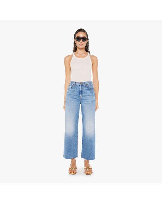 Mother Blue The Maven Ankle Fray For Sure Jeans