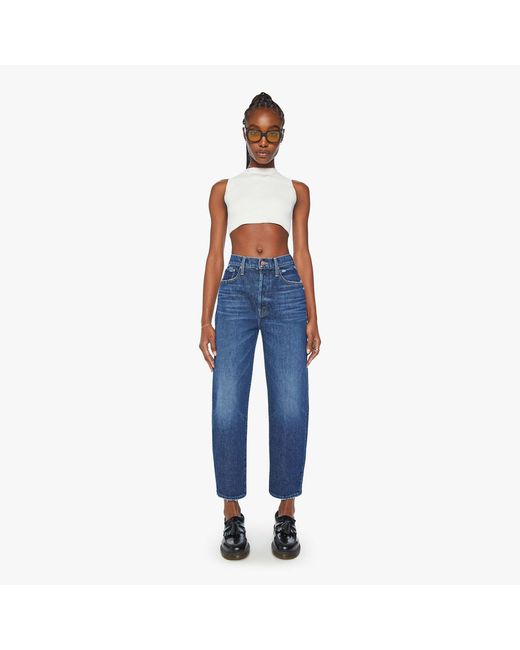 Mother The Curbside Flood Yee Haw Jeans in Blue | Lyst