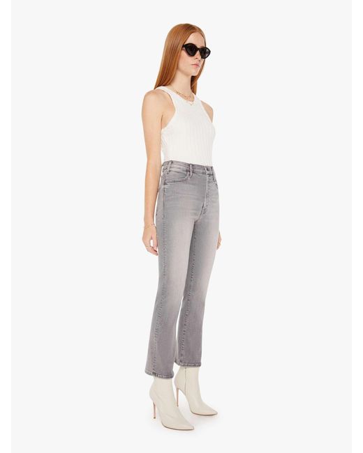 Mother White The Hustler Ankle Barely There Jeans