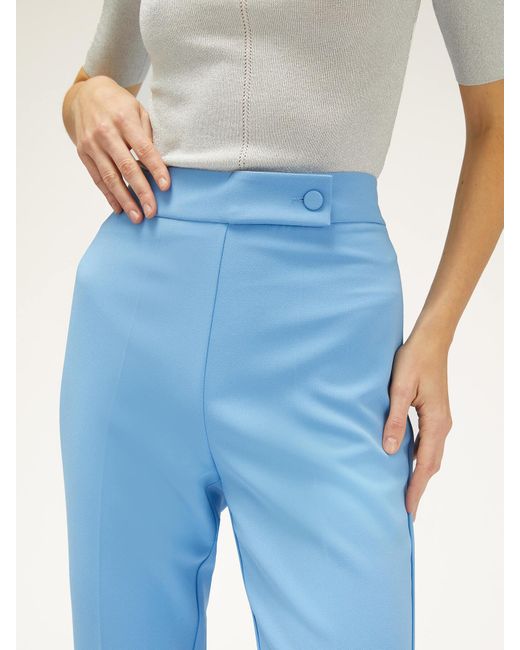 Pantaloni completo in tessuto crêpe di mötivi in Blue