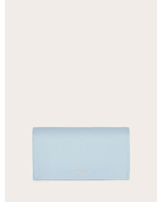 Wallet Bag in tessuto spalmato di mötivi in Blue