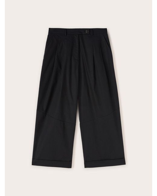 Pantaloni cropped con pinces di mötivi in Black