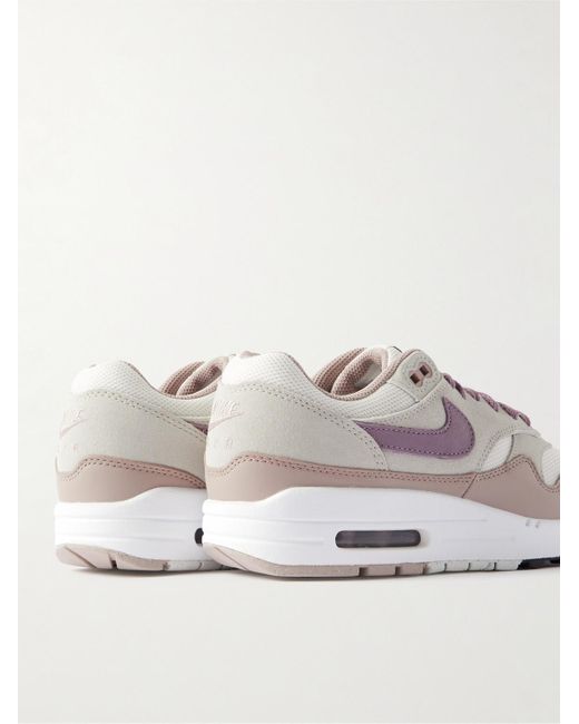 Nike White Air Max 1 Sc Faux Suede for men