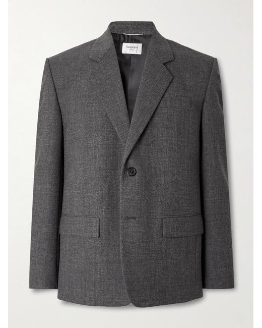 Saint Laurent Black Wool Blazer for men