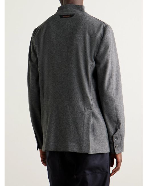 Sease Gray Ellen 2.0 Unstructured Wish Virgin Wool And Cashmere-Blend Felt Blazer for men