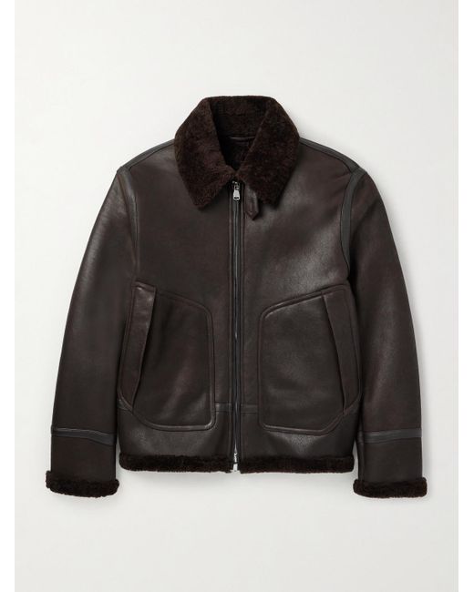 Valstar Black Coburn Shearling Jacket for men