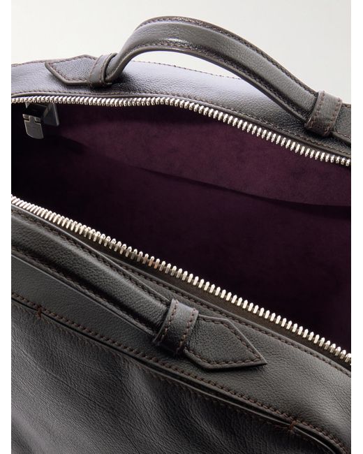 Metier Black Rider Full-Grain Leather Backpack for men