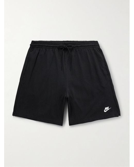 Black cotton nike shorts sale