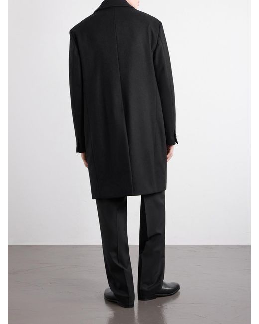 Barena Blue Wool-Blend Coat for men