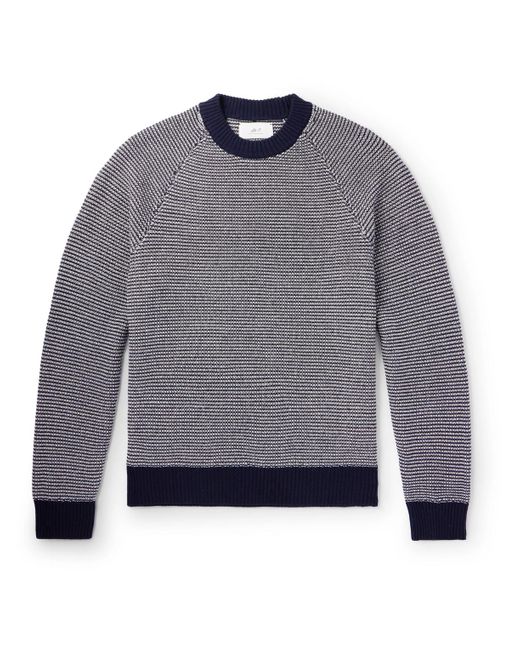 Mr P. Gray Merino Wool Sweater for men