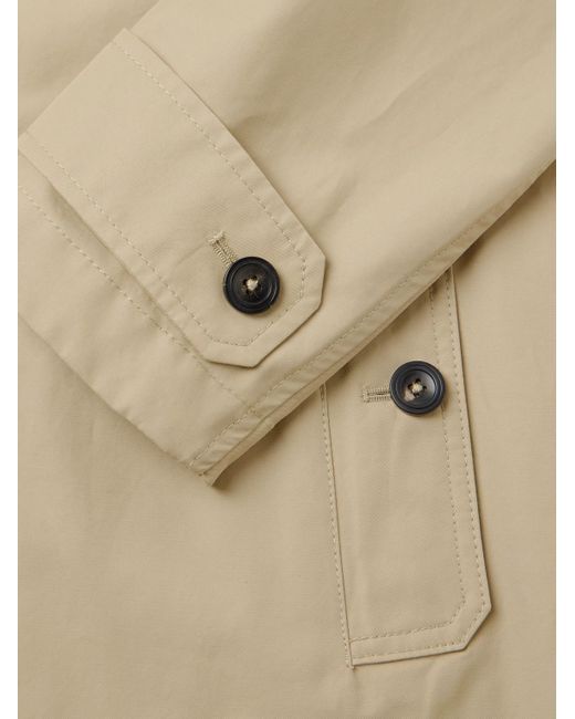 Incotex Natural Montedoro Cotton-blend Twill Car Coat for men