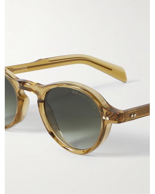 Cutler & Gross Sonnenbrille mit rundem Rahmen aus Azetat in Brown für Herren