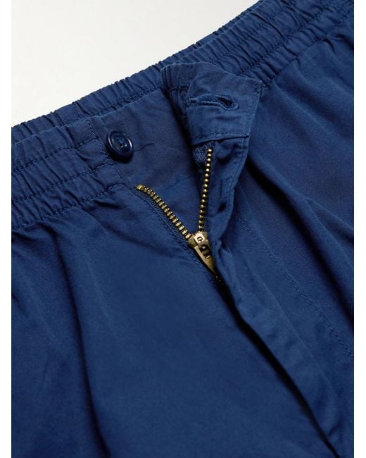 Polo Ralph Lauren Blue Straight-Leg Cotton Shorts for men
