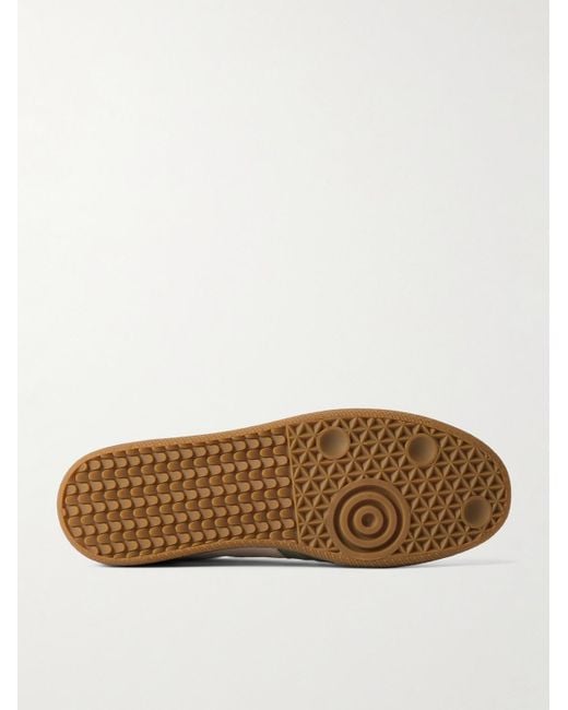 Mr P. Natural Ansel Suede And Leather Sneakers for men