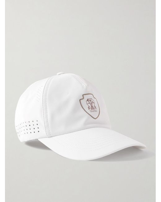 Berretto Da Baseball di Brunello Cucinelli in White da Uomo