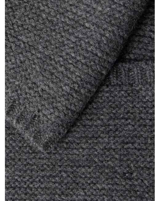 Altea Black Virgin Wool Blazer for men