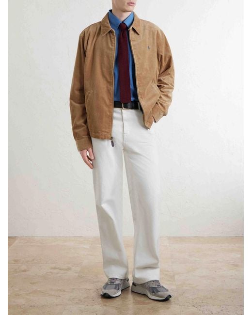 Polo Ralph Lauren Natural Cotton-Corduroy Bomber Jacket for men