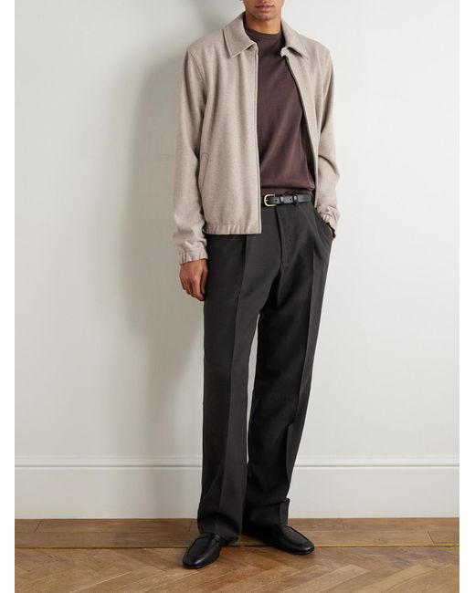 Loro Piana Purple Ice Wish Sea Island Cotton Sweater for men
