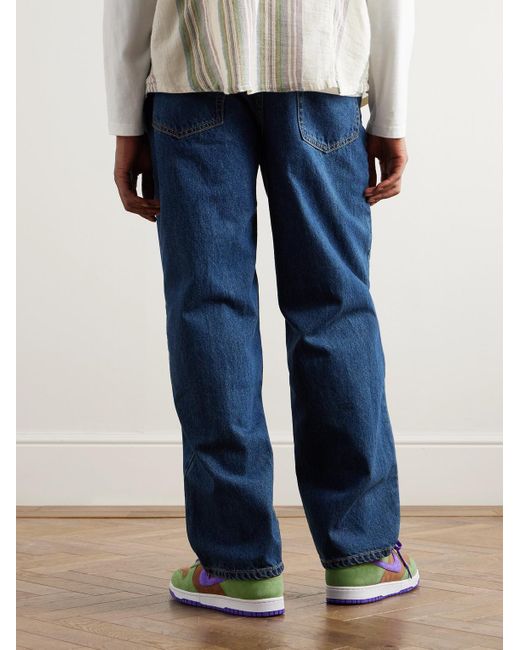Jeans a gamba larga di Thisisneverthat in Blue da Uomo