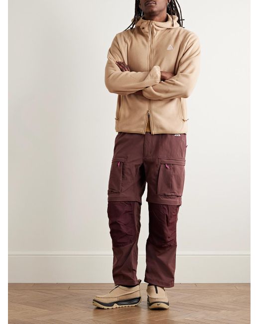 Nike ACG Wolf Tree Kapuzenjacke aus Polartec®-Fleece in Natural für Herren