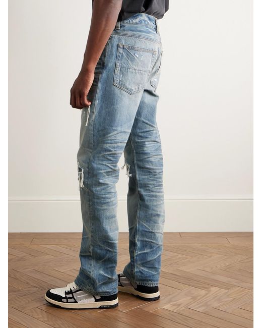 Amiri Blue Relaxed Fit Denim Jeans for men