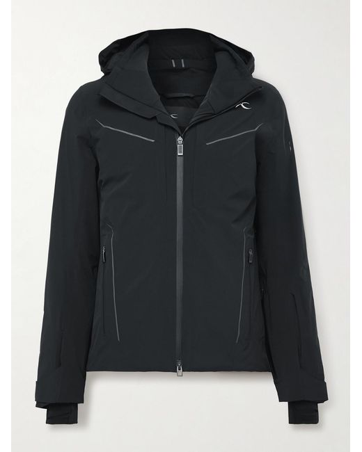 Kjus Black Formula Padded Hooded Ski Jacket for men