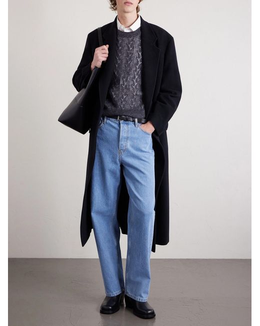 Dries Van Noten Blue Straight-Leg Jeans for men