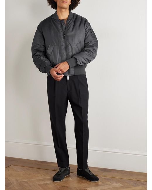 Officine Generale Gray Javier Shell Bomber Jacket for men