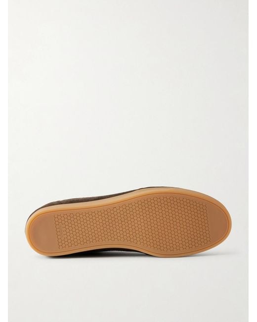 Mr P. Brown Suede Sneakers for men