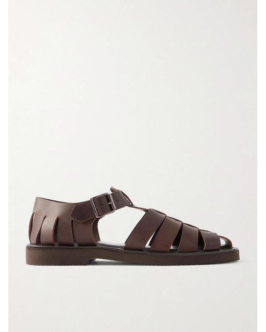 Mr P. Brown Fisherman Leather Sandals for men