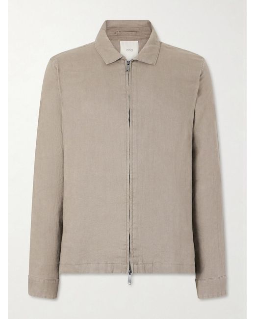 Onia Natural Everyday Linen Jacket for men