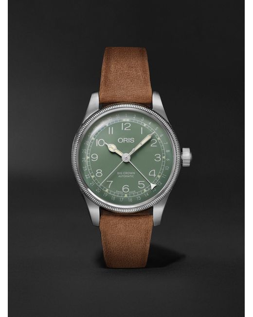 Oris Black Big Crown Pointer Date Automatic Stainless Steel Watch, Ref. 01 754 7749 4067-07 5 17 68 for men