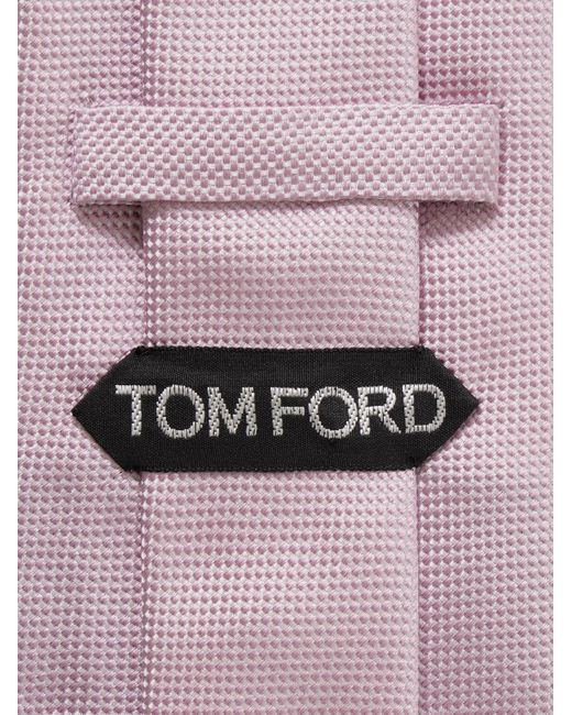 Tom Ford Pink 8cm Silk-jacquard Tie for men